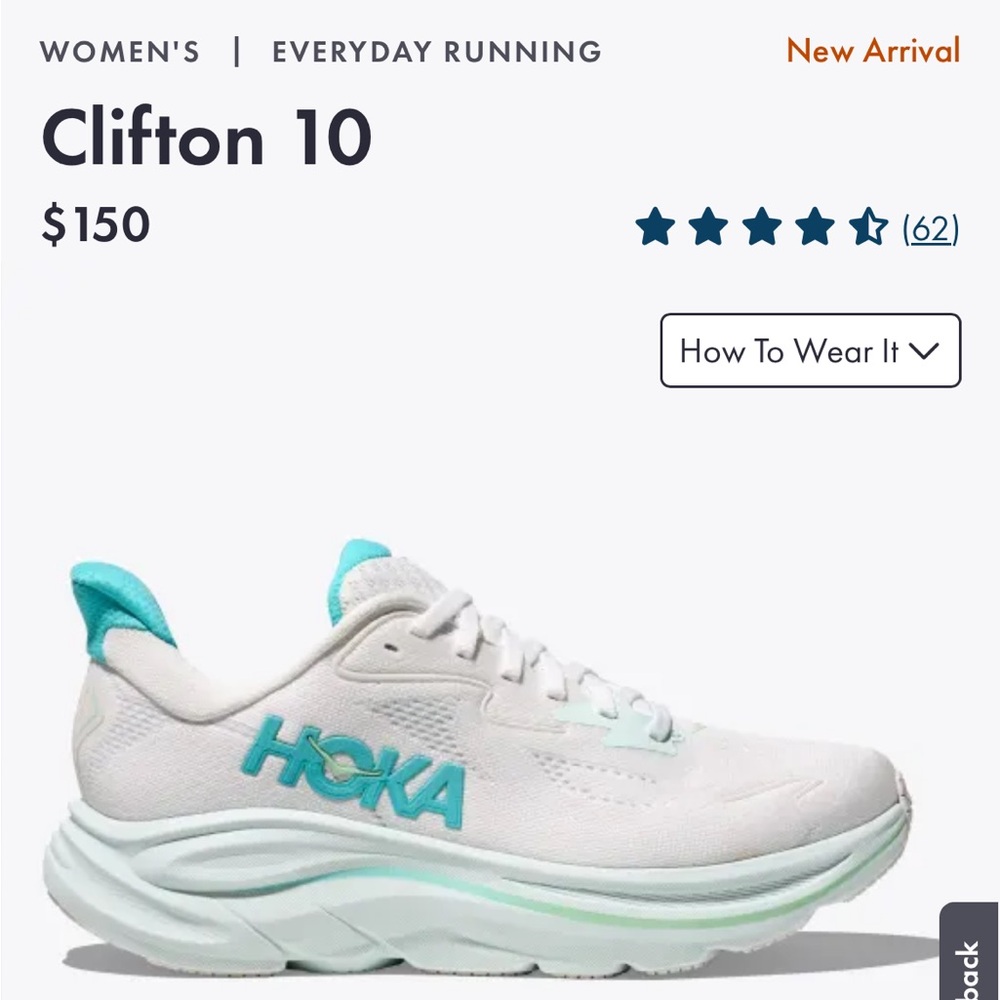 HOKA Women's Clifton 10 Sneakers